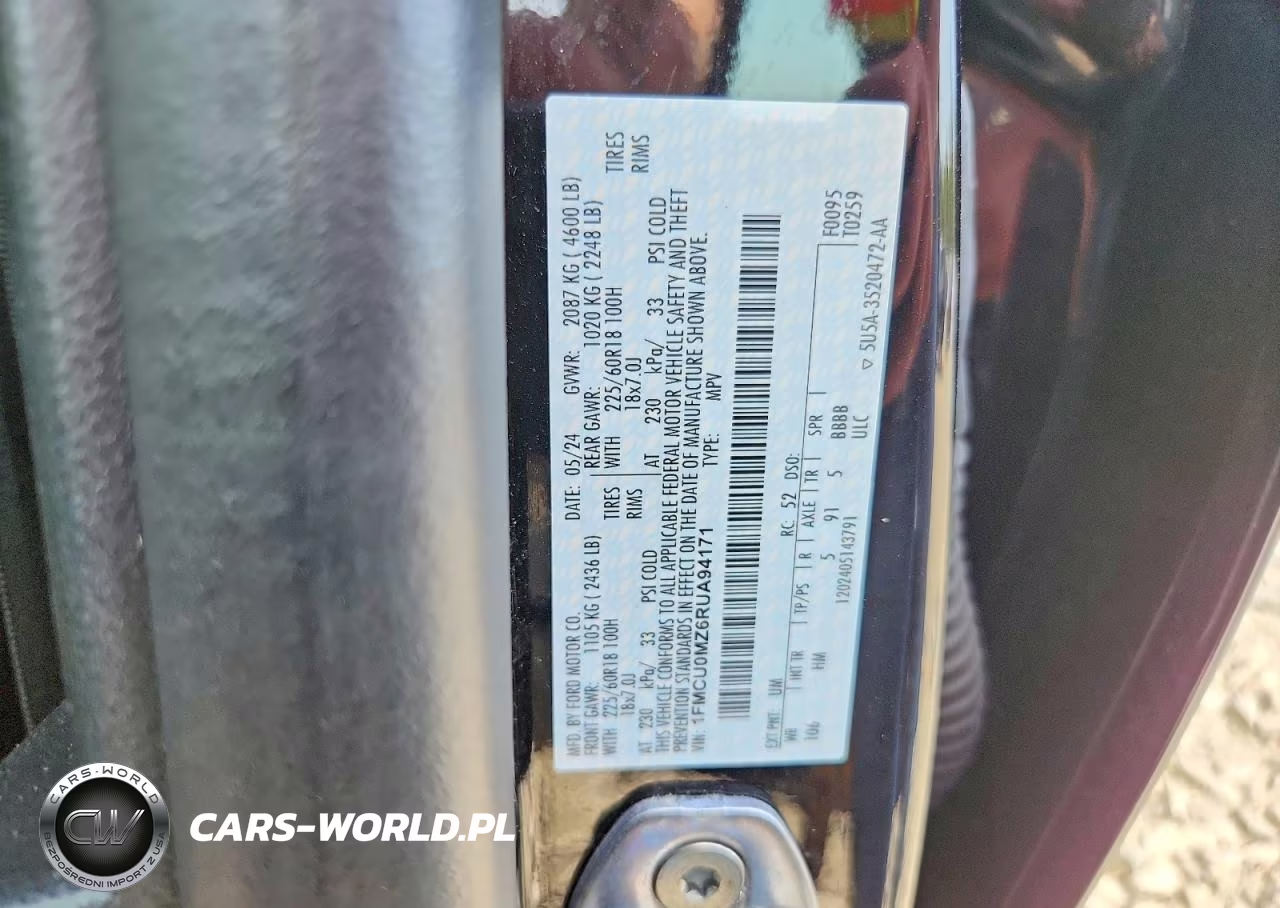 2024 Ford Escape St Line VIN:1FMCU0MZ6RUA94171 - 13