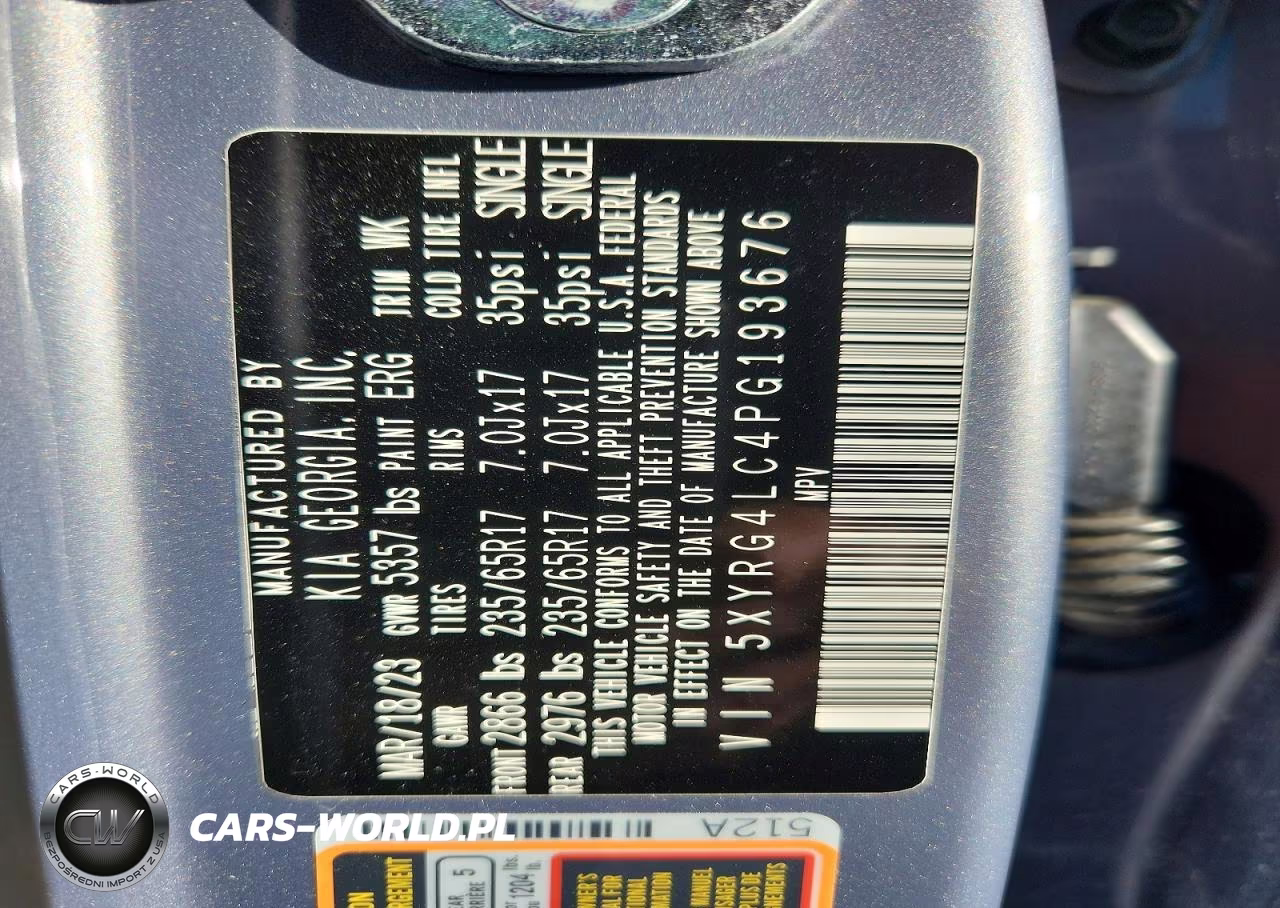 2023 Kia Sorento Lx VIN:5XYRG4LC4PG193676 - 14