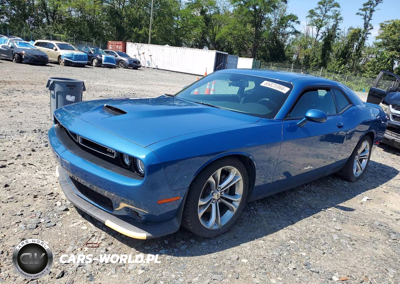 2022 Dodge Challenger Gt VIN:2C3CDZJG2NH188416 - 1