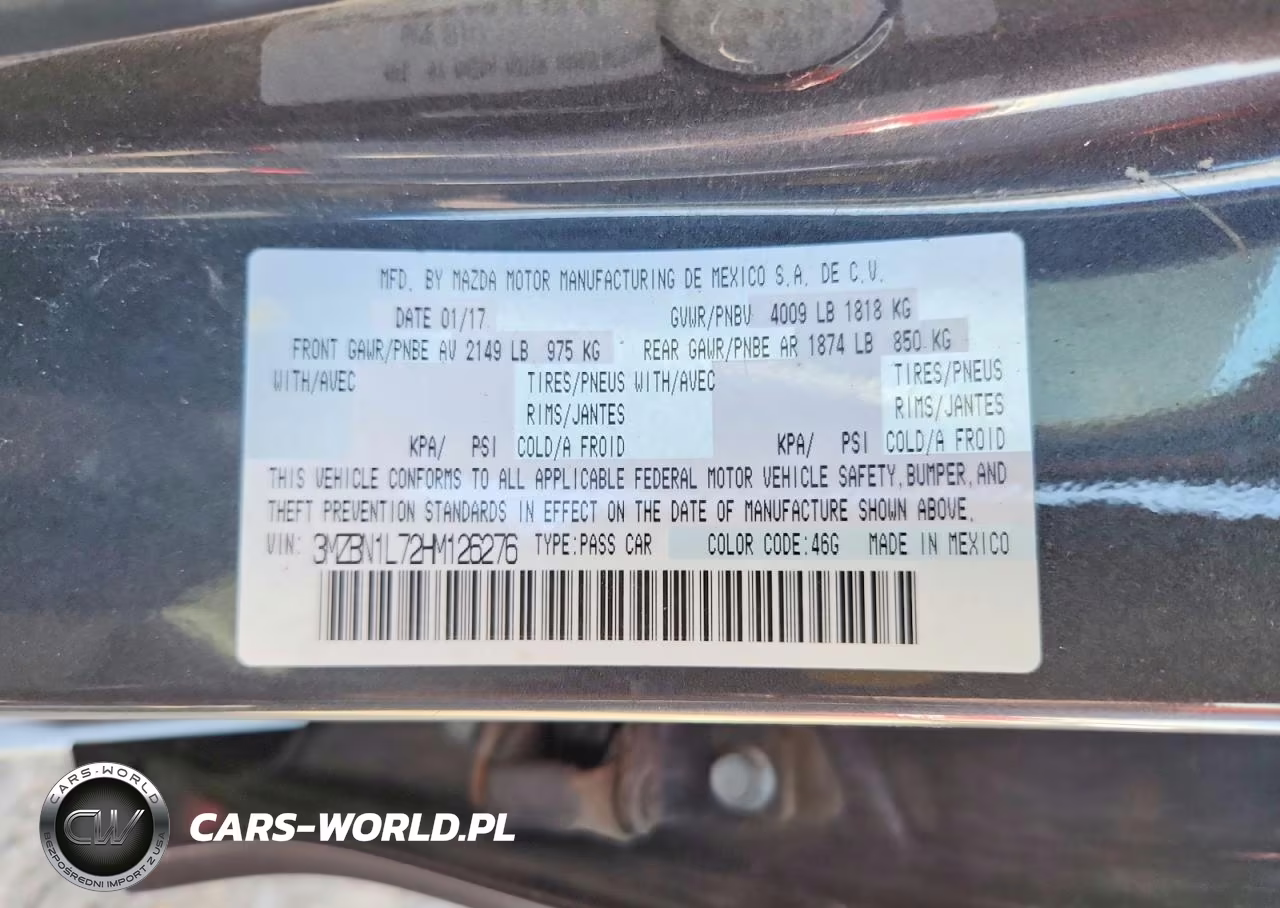 2017 Mazda 3 Touring VIN:3MZBN1L72HM126276 - 12