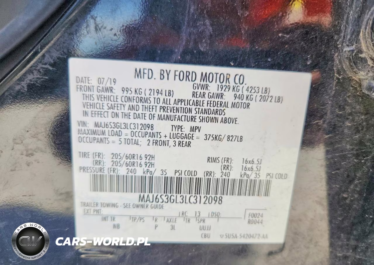 2020 Ford Ecosport Se VIN:MAJ6S3GL3LC312098 - 13