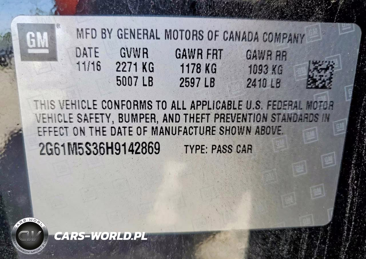 2017 Cadillac Xts Luxury VIN:2G61M5S36H9142869 - 13