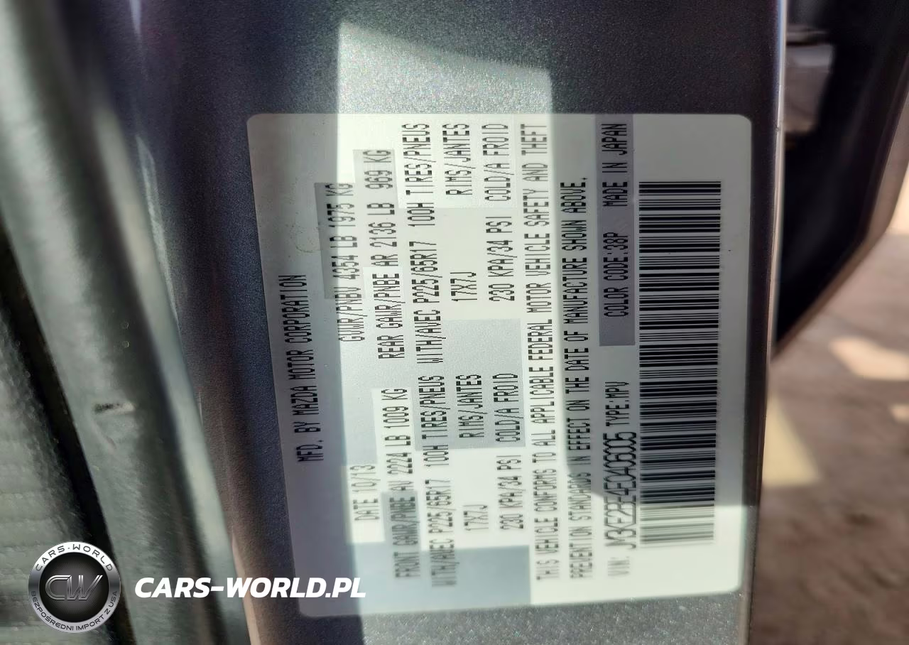 2014 Mazda Cx-5 Sport VIN:JM3KE2BE4E0406005 - 12
