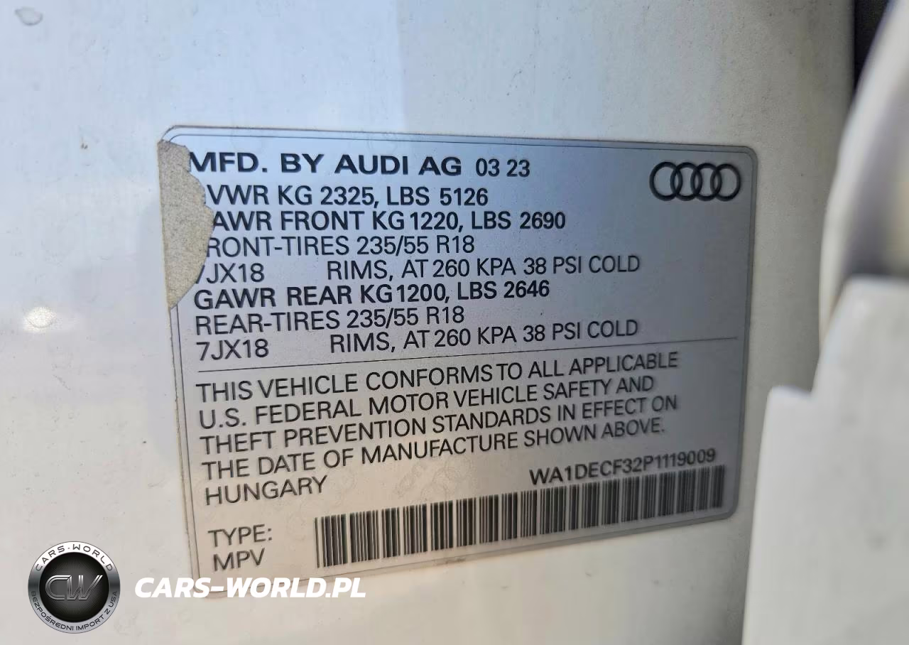 2023 Audi Q3 Premium S Line 45 VIN:WA1DECF32P1119009 - 13