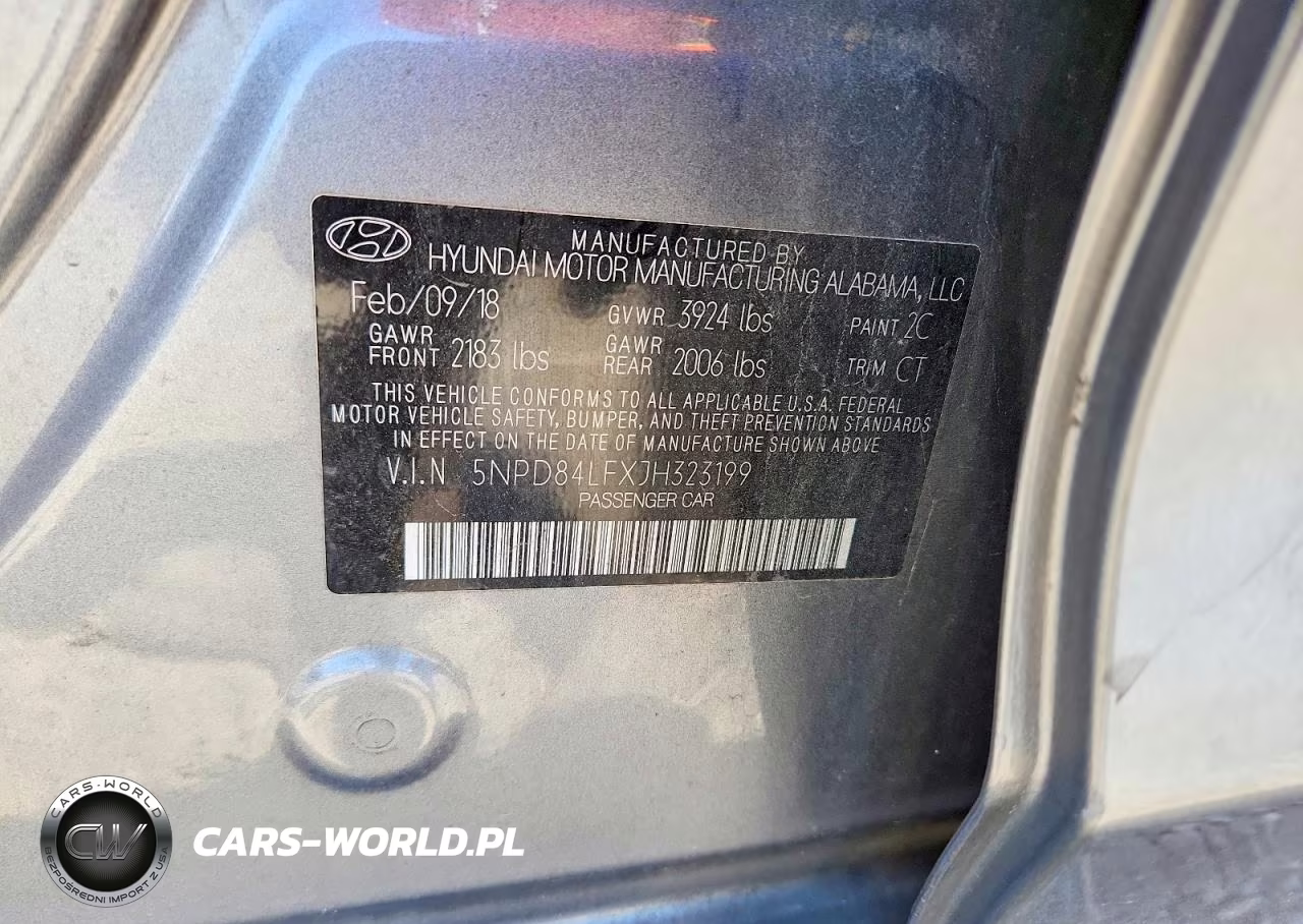 2018 Hyundai Elantra Sel VIN:5NPD84LFXJH323199 - 12