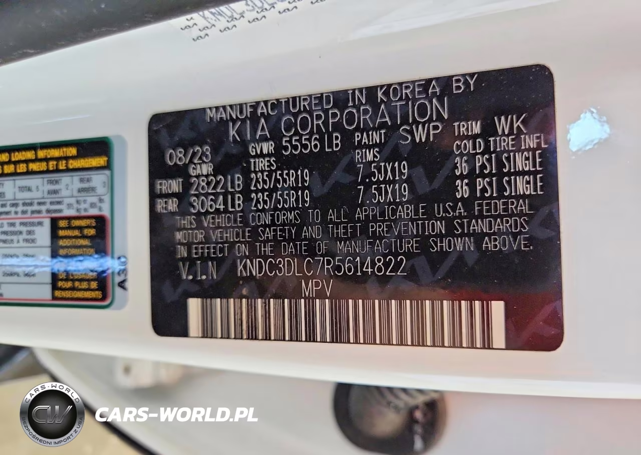 2024 Kia Ev6 VIN:KNDC3DLC7R5614822 - 13