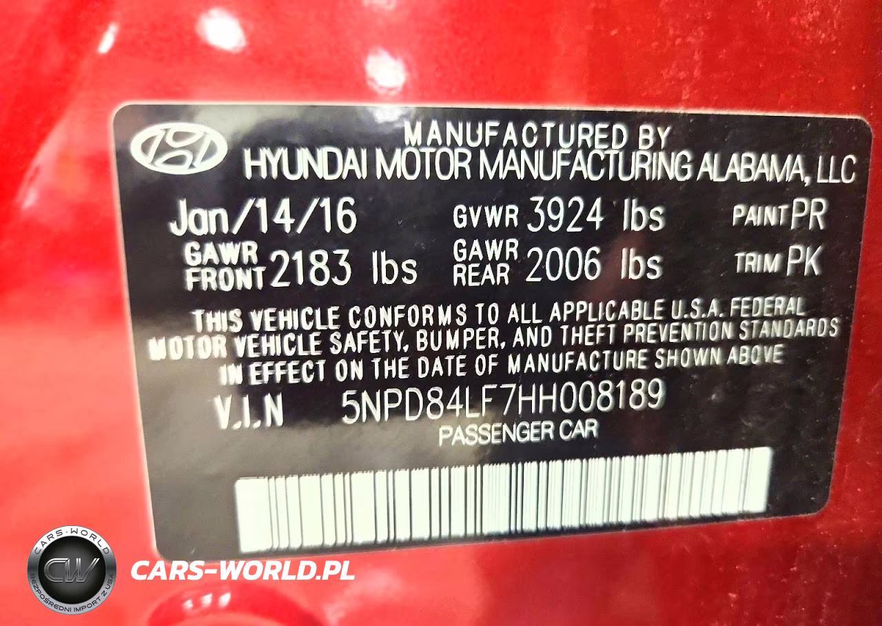 2017 Hyundai Elantra Se VIN:5NPD84LF7HH008189 - 13
