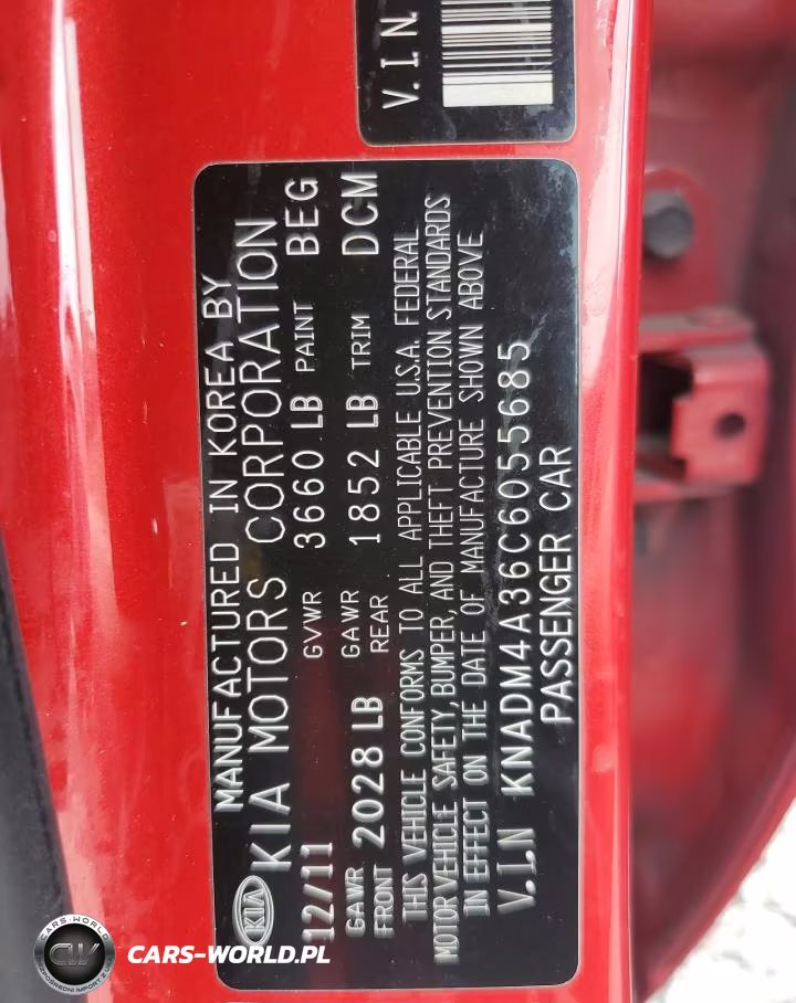 2012 Kia Rio Lx VIN:KNADM4A36C6055685 - 12