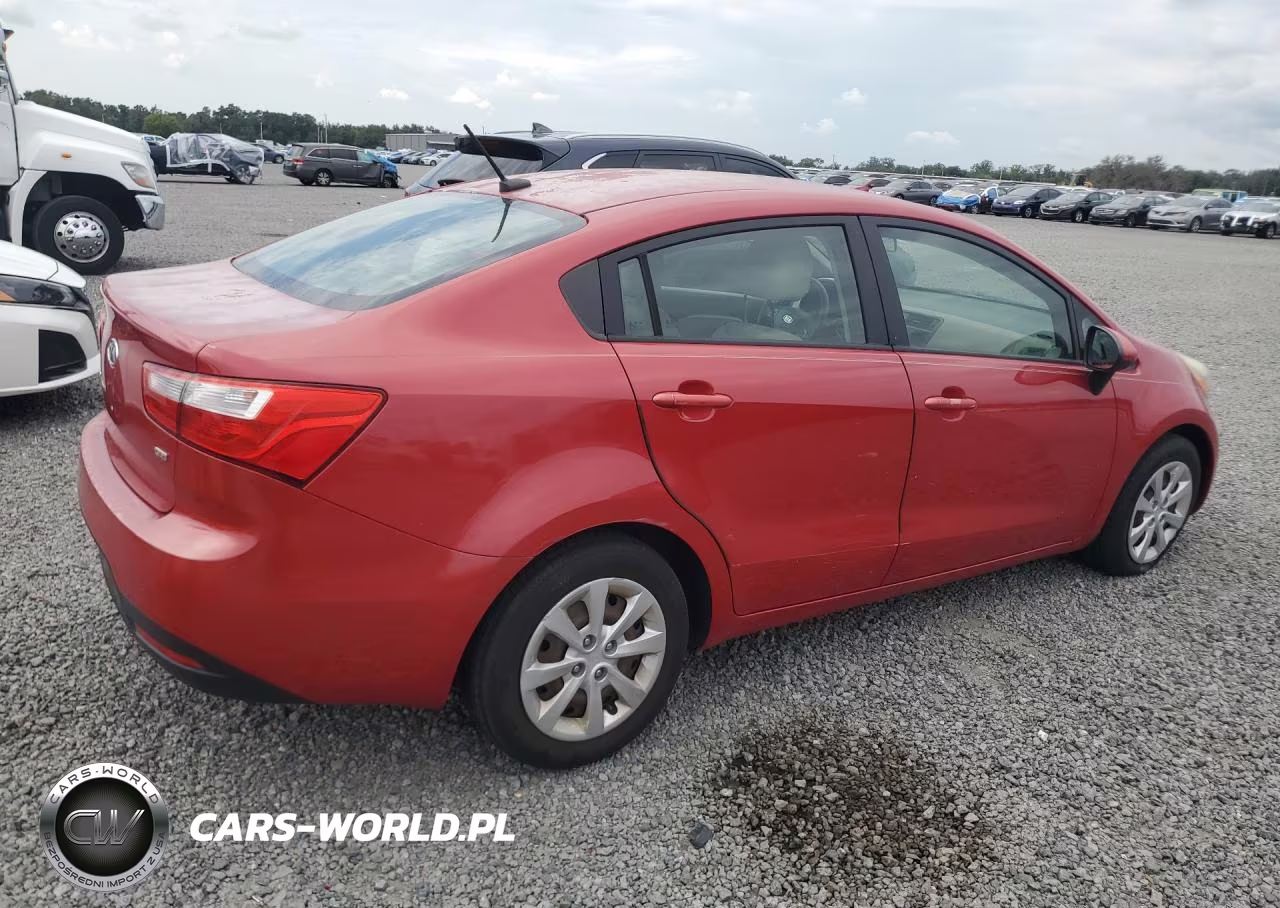 2012 Kia Rio Lx VIN:KNADM4A36C6055685 - 3