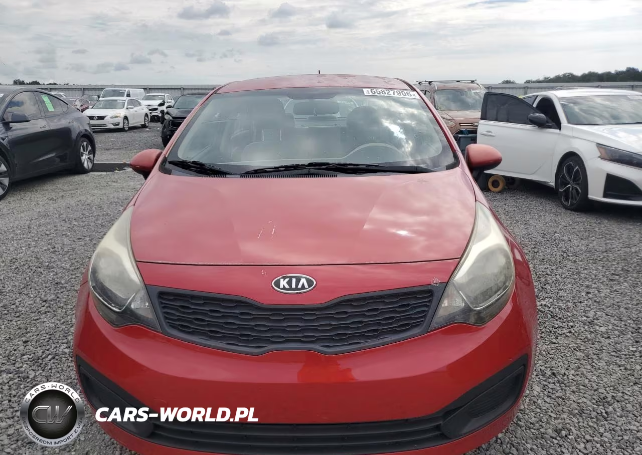2012 Kia Rio Lx VIN:KNADM4A36C6055685 - 5