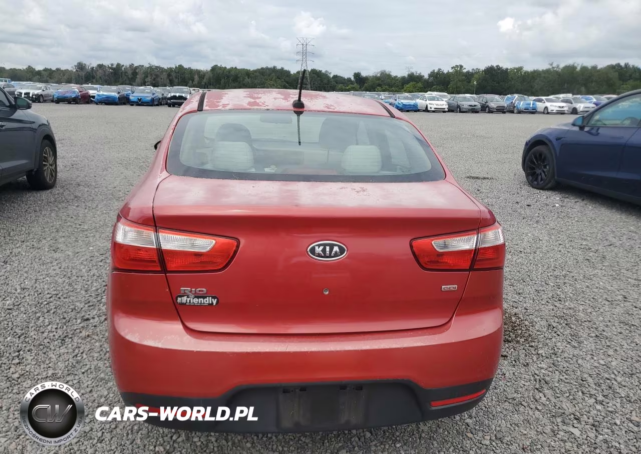 2012 Kia Rio Lx VIN:KNADM4A36C6055685 - 6
