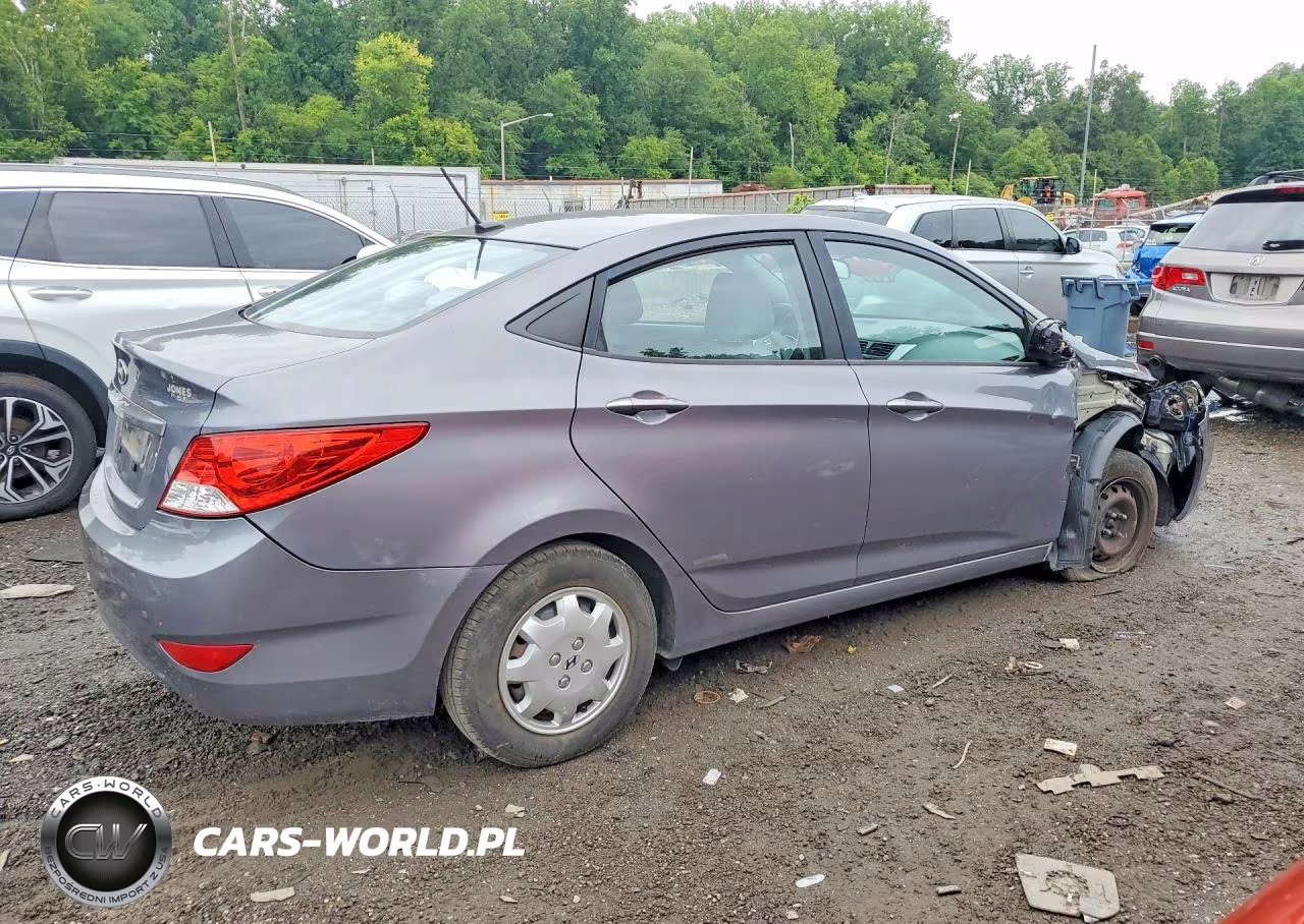 2014 Hyundai Accent Gls VIN:KMHCT4AEXEU612143 - 3