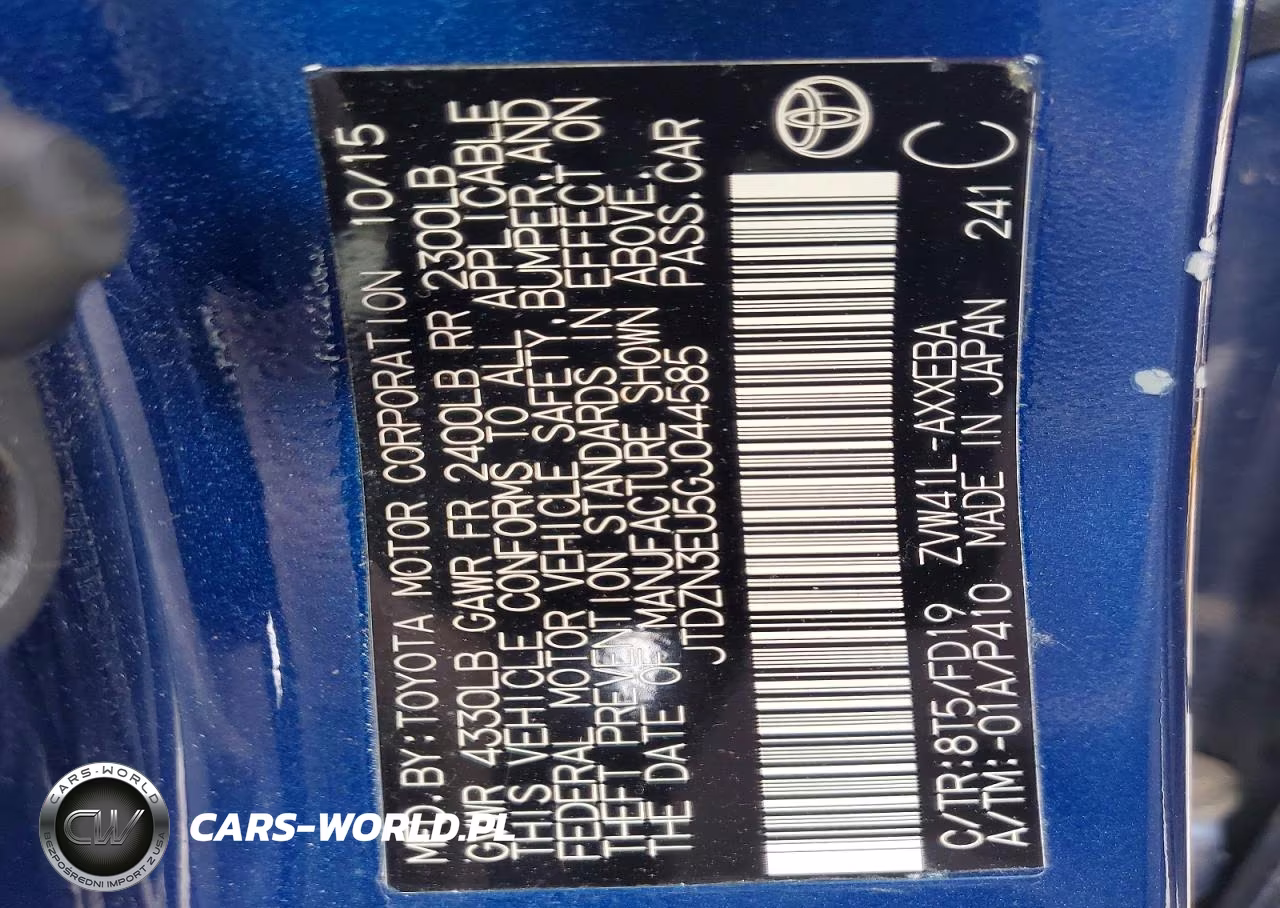 2016 Toyota Prius V Two VIN:JTDZN3EU5GJ044585 - 13