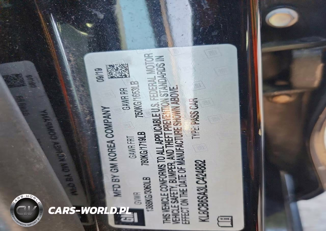 2020 Chevrolet Spark Ls VIN:KL8CB6SA3LC424882 - 12