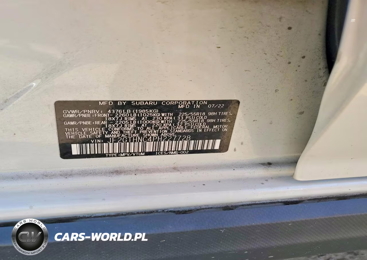 2023 Subaru Crosstrek Limited VIN:JF2GTHNC4PH227728 - 12
