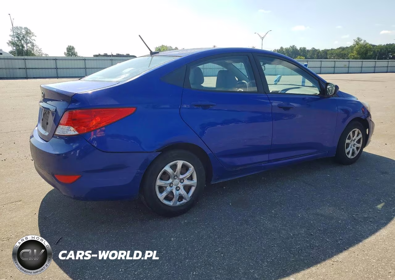 2013 Hyundai Accent Gls VIN:KMHCT4AE9DU509312 - 3