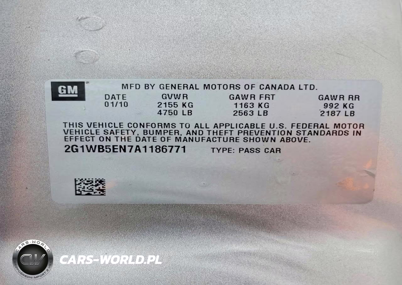 2010 Chevrolet Impala Lt VIN:2G1WB5EN7A1186771 - 12