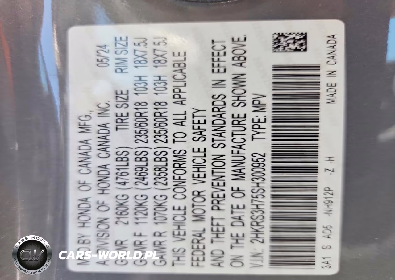 2025 Honda Cr-V Exl VIN:2HKRS3H75SH300952 - 14