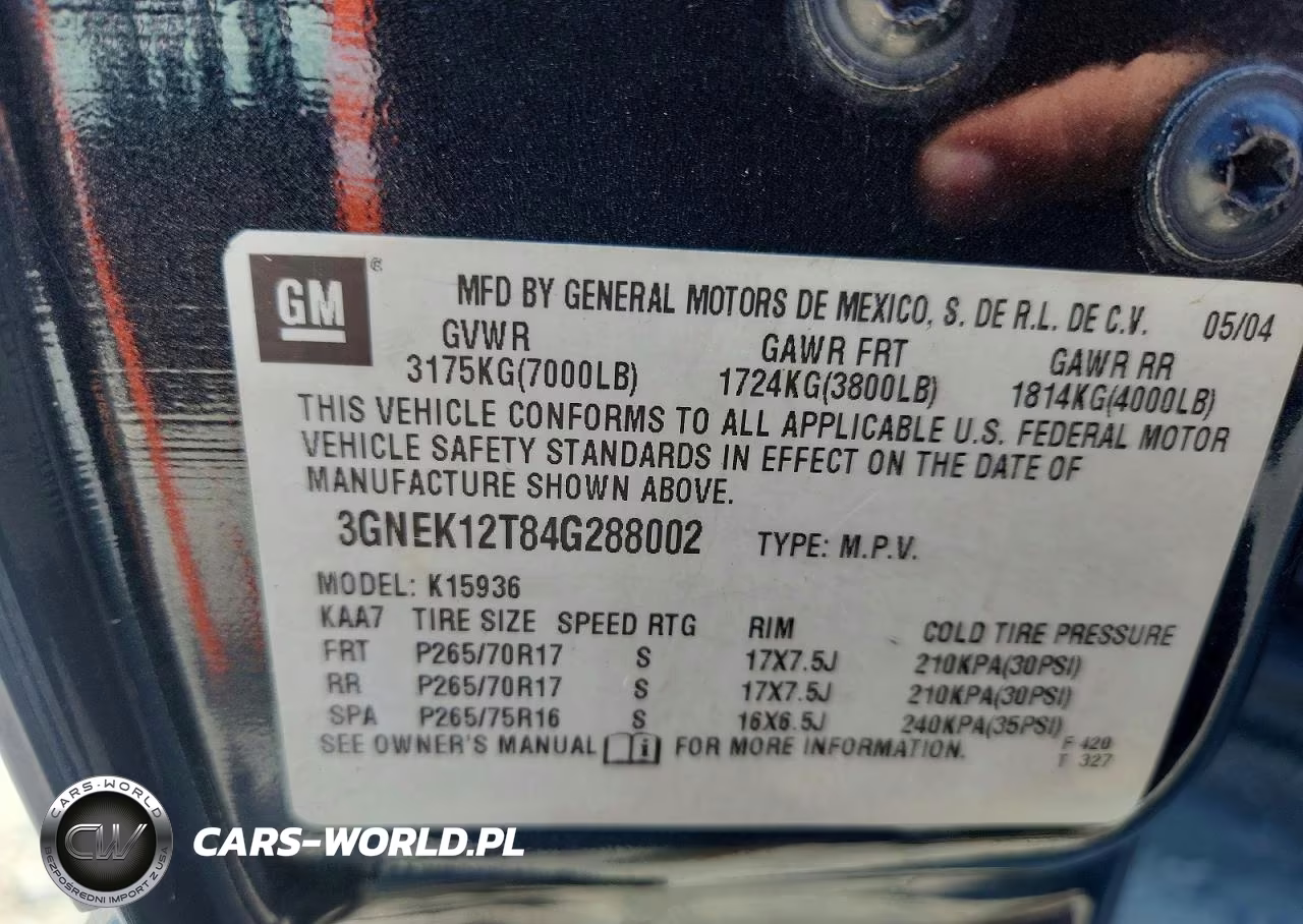 2004 Chevrolet Avalanche K1500 VIN:3GNEK12T84G288002 - 12
