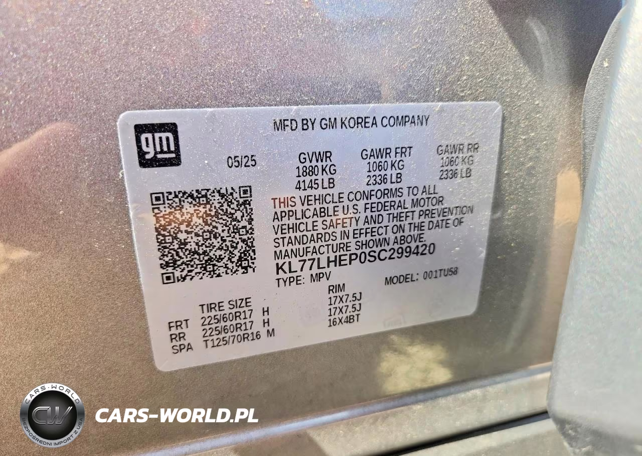 2025 Chevrolet Trax 1Lt VIN:KL77LHEP0SC299420 - 14
