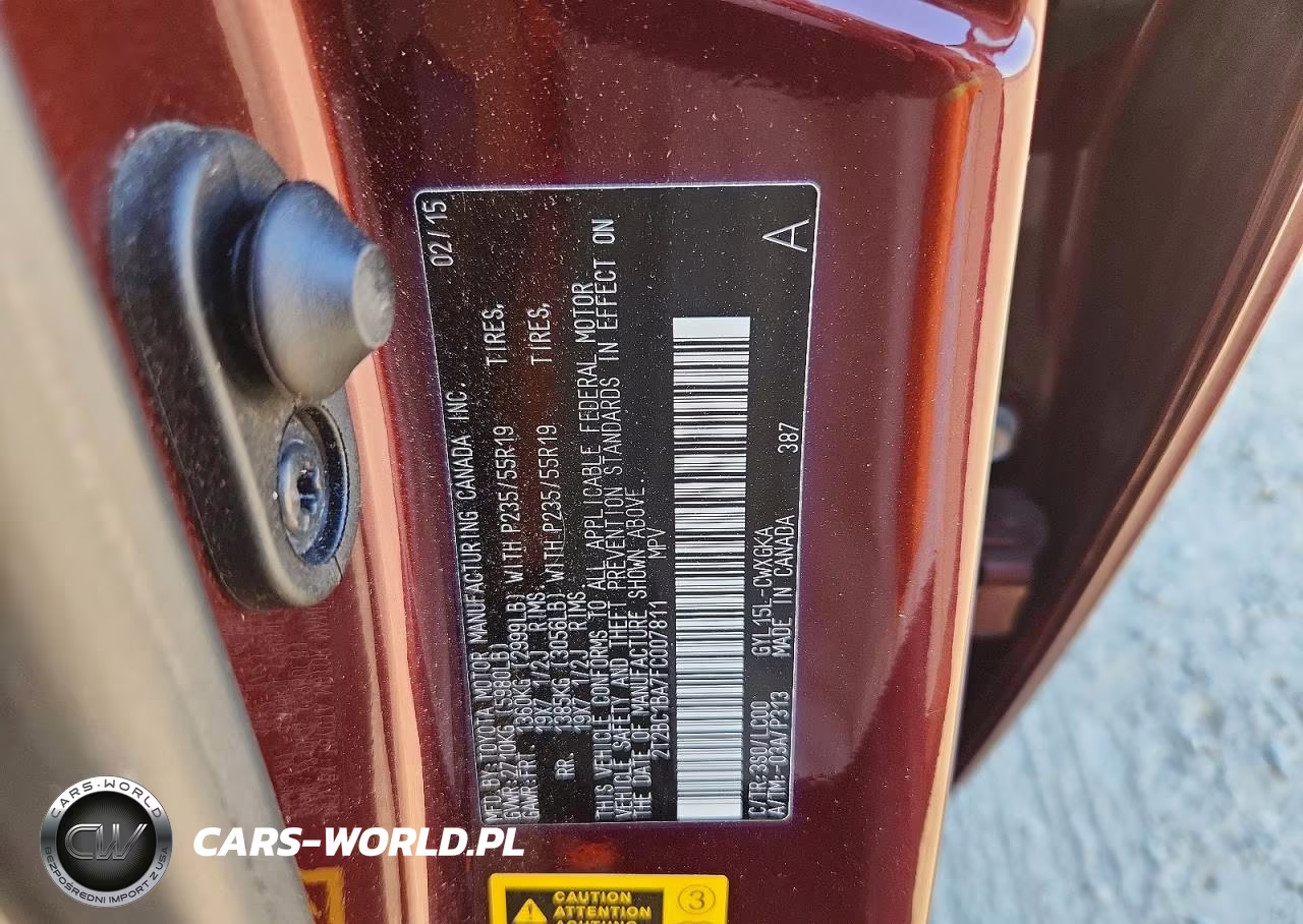 2015 Lexus Rx 450H VIN:2T2BC1BA7FC007811 - 12