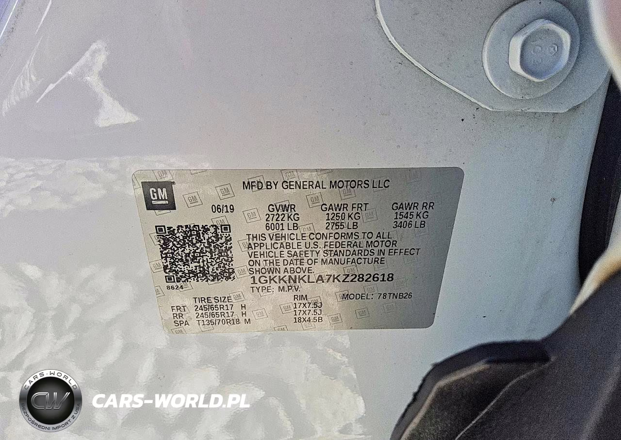 2019 GMC Acadia Sle VIN:1GKKNKLA7KZ282618 - 13