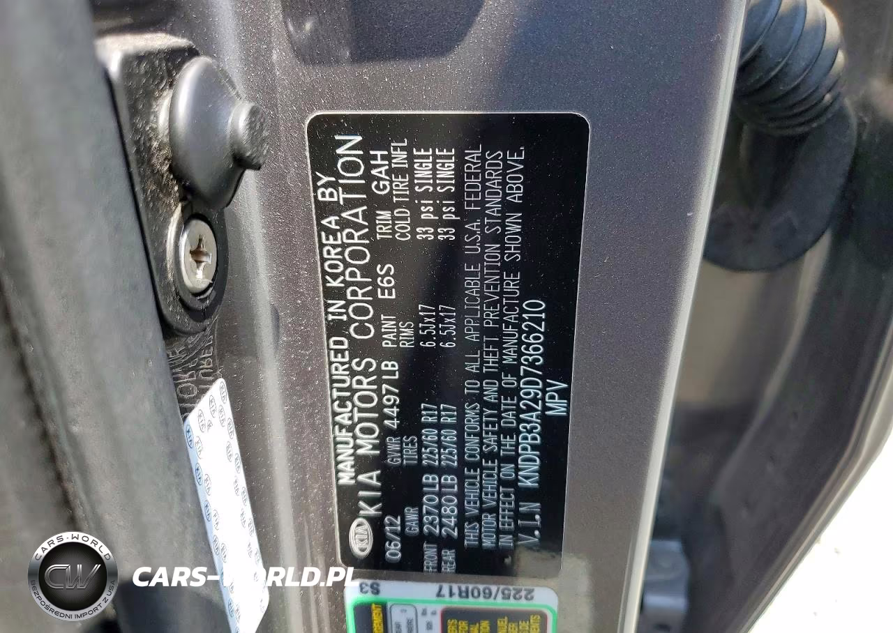 2013 Kia Sportage Lx VIN:KNDPB3A29D7366210 - 13