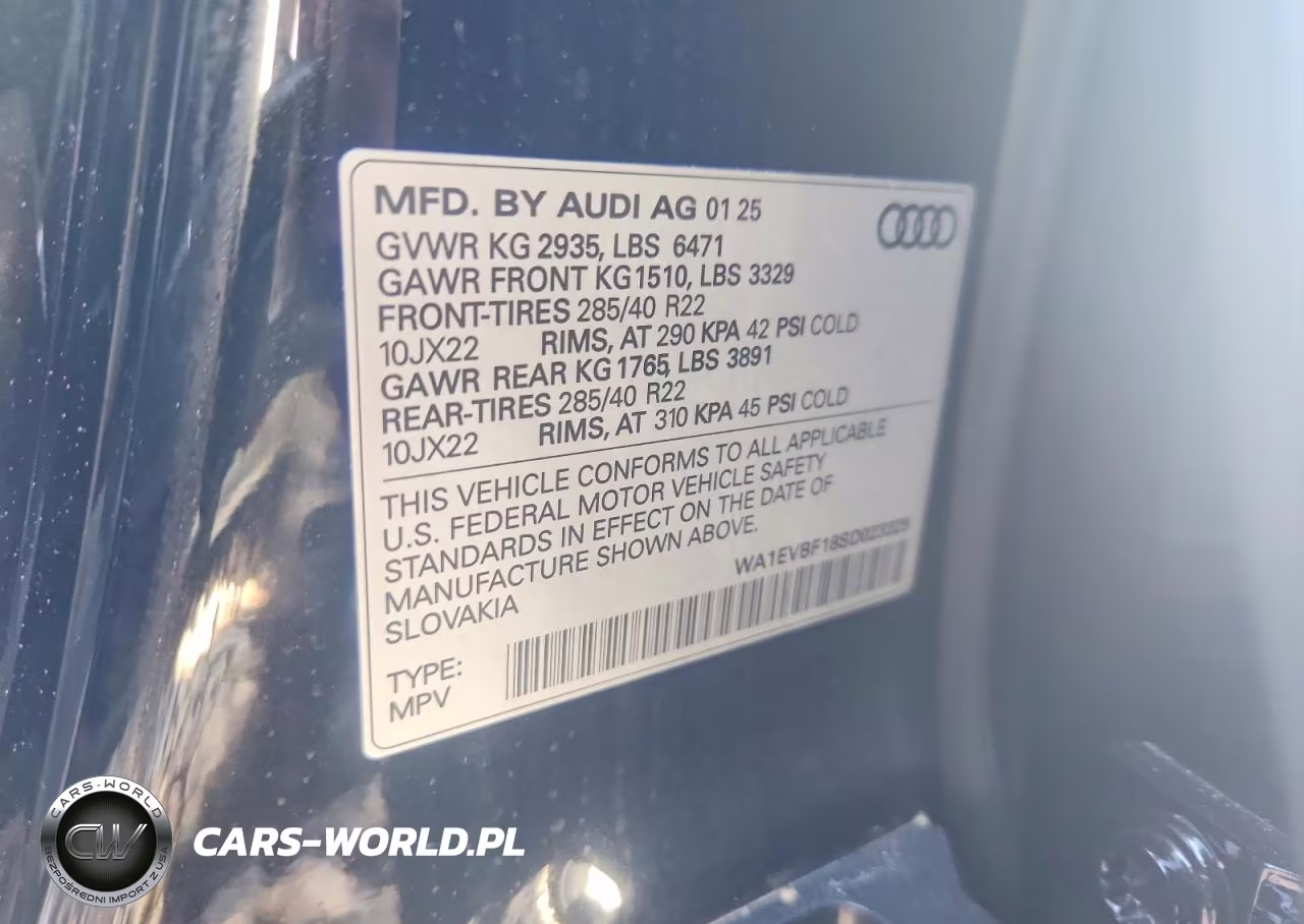 2025 Audi Q8 Premium Plus S-Line VIN:WA1EVBF18SD023325 - 13