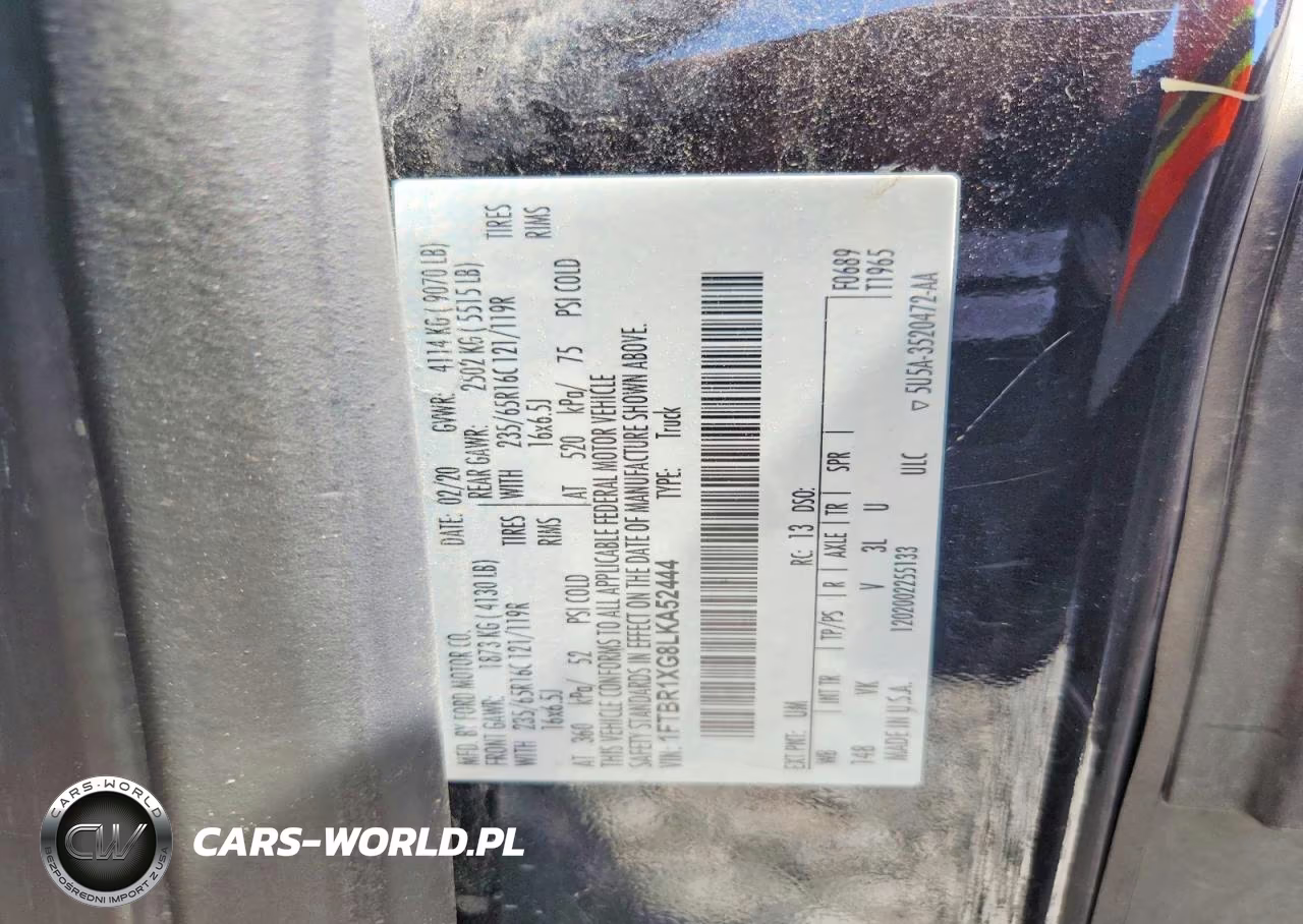 2020 Ford Transit 250 Delivery Van VIN:1FTBR1XG8LKA52444 - 14