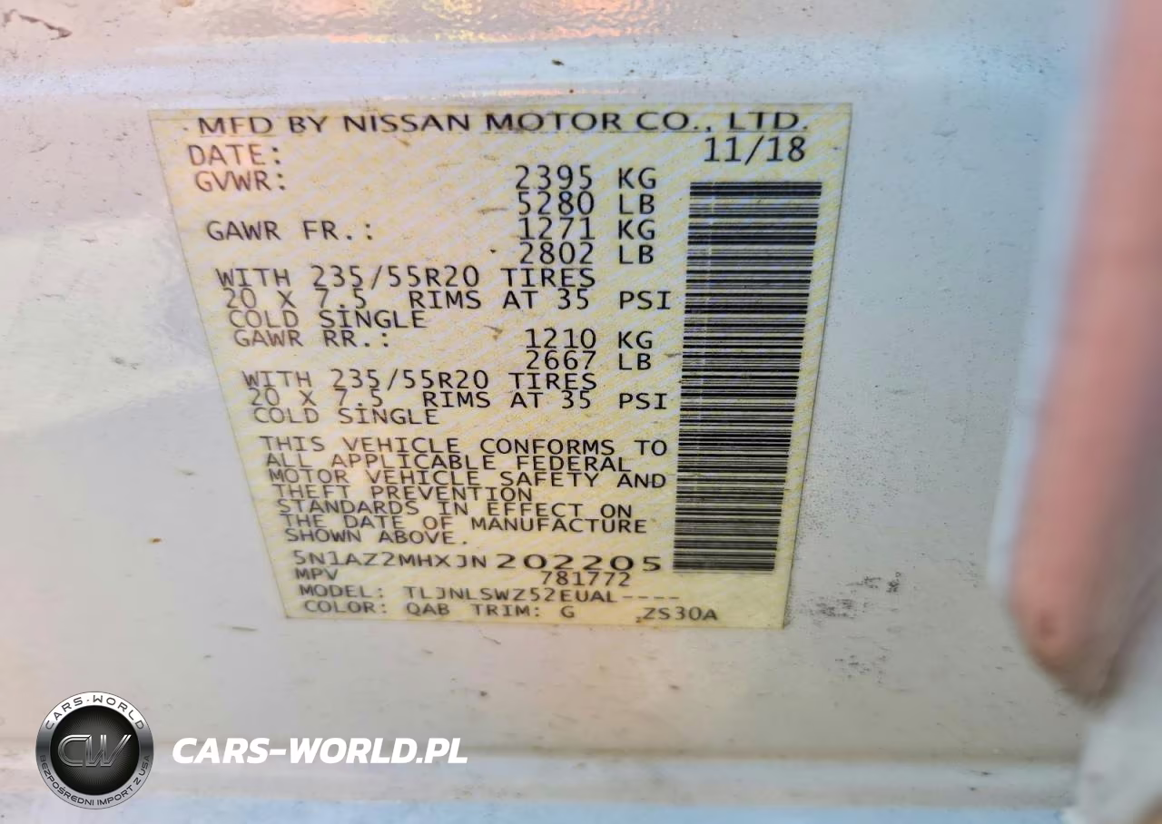 2018 Nissan Murano Platinum VIN:5N1AZ2MHXJN202205 - 13