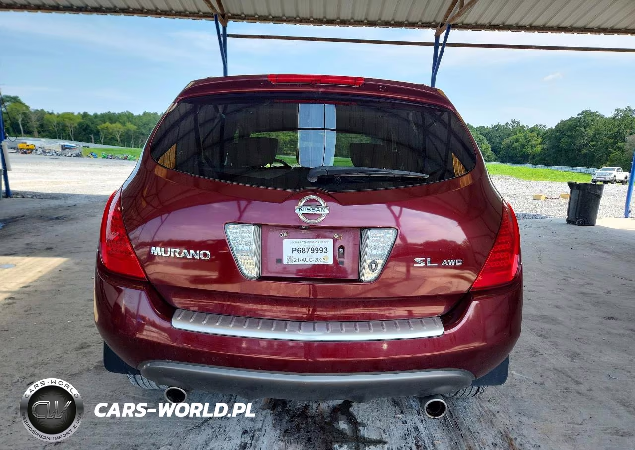2006 Nissan Murano S VIN:JN8AZ08W76W526381 - 6