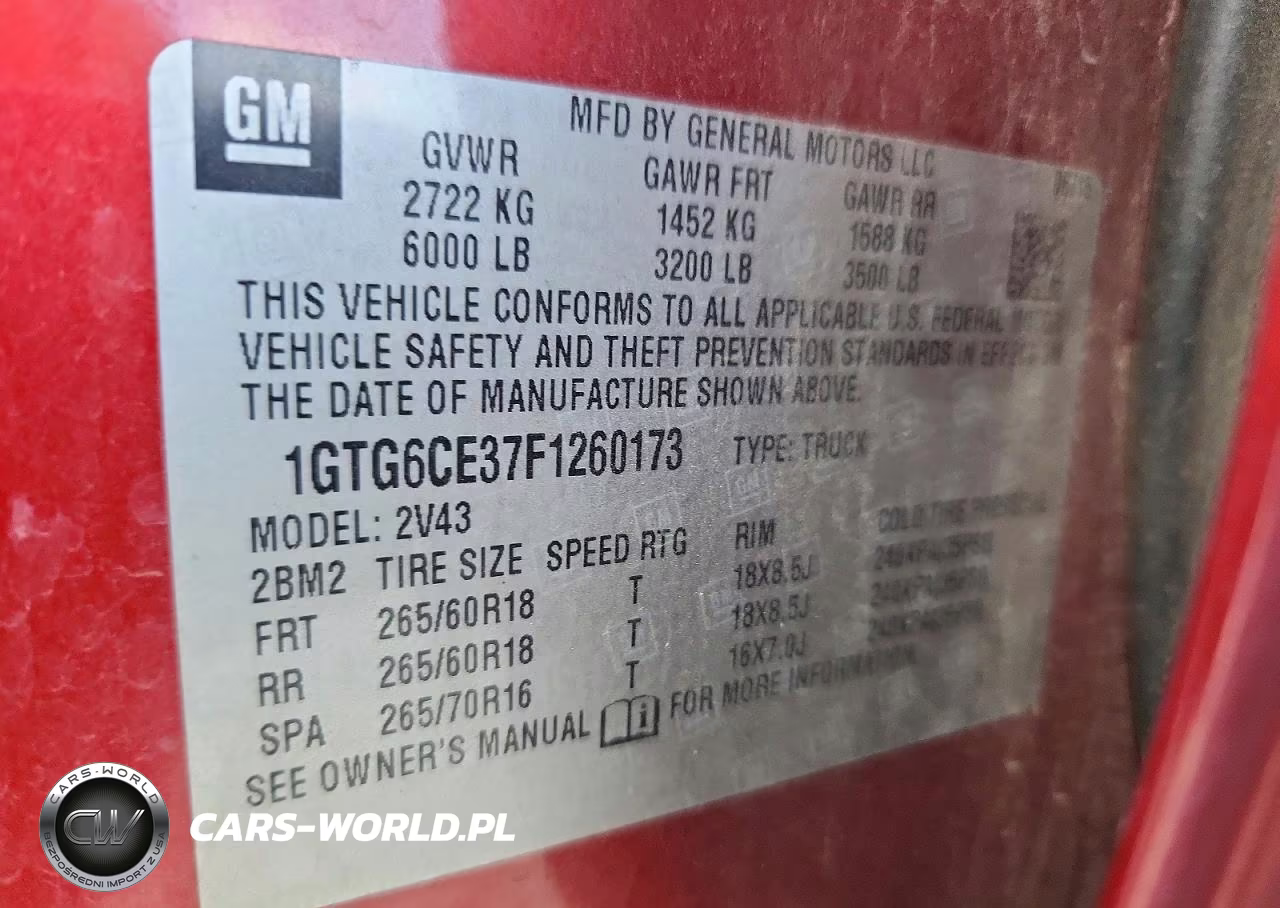 2015 GMC Canyon Slt VIN:1GTG6CE37F1260173 - 12