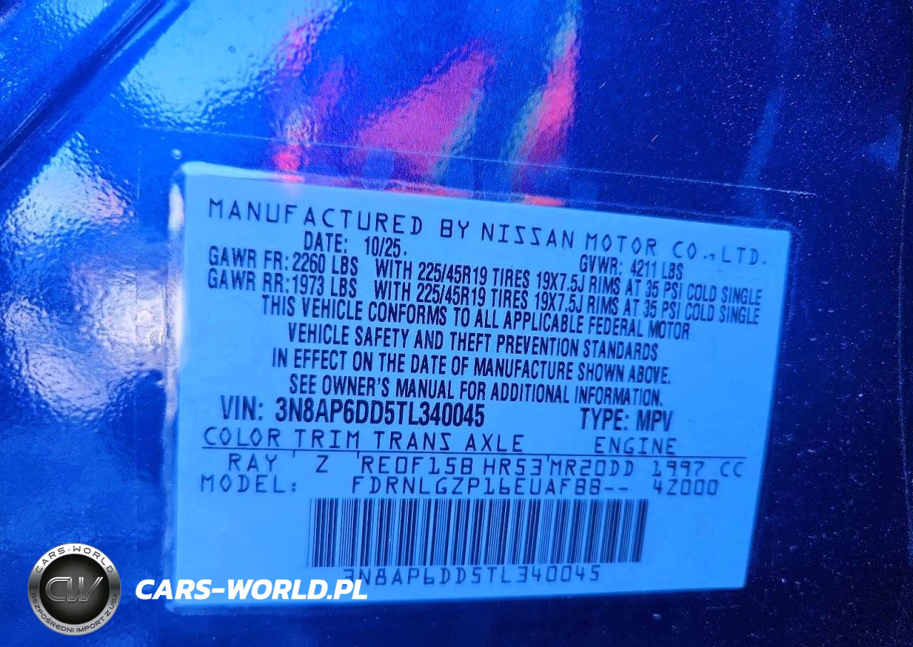 2026 Nissan Kicks Sr VIN:3N8AP6DD5TL340045 - 13