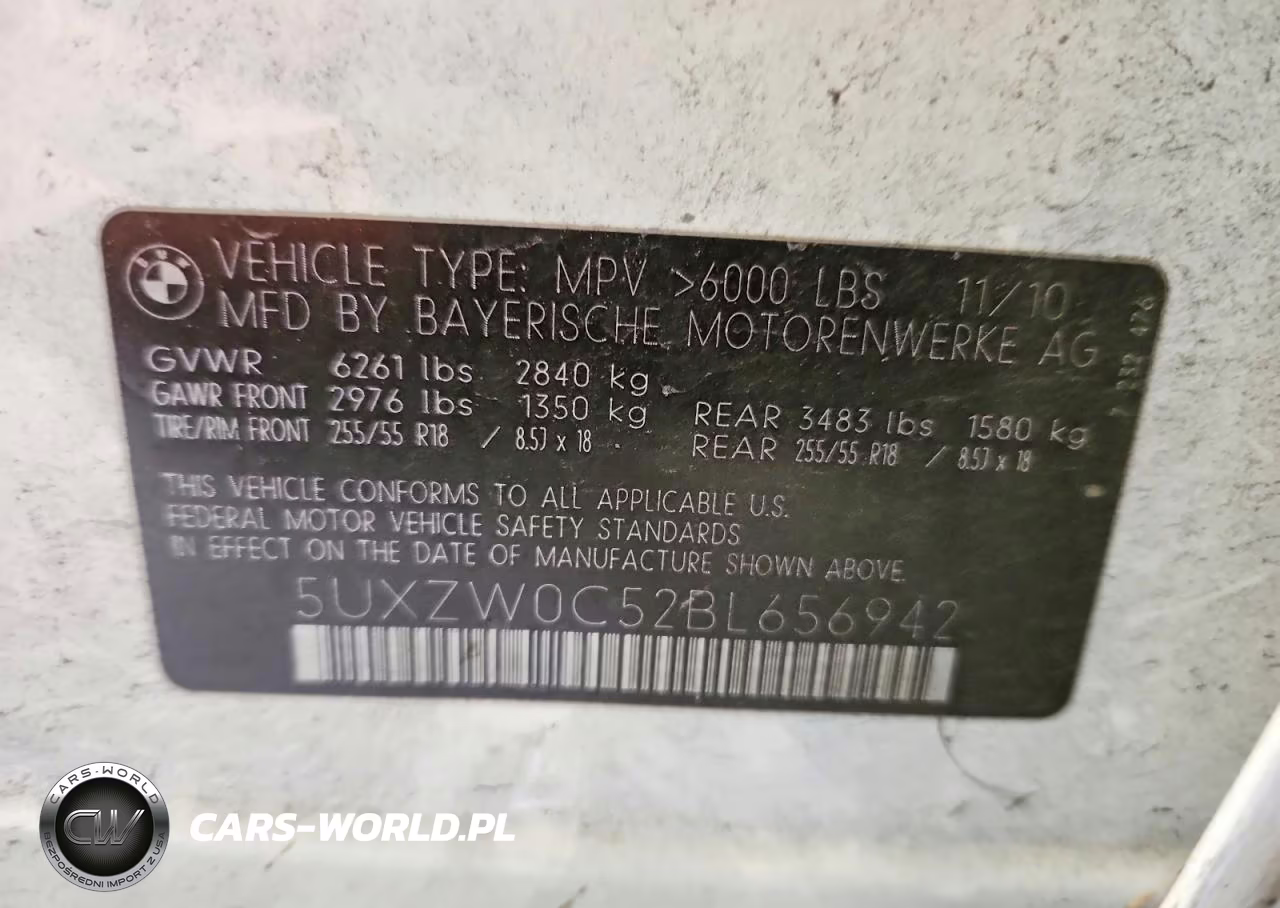 2011 BMW X5 xDrive35D VIN:5UXZW0C52BL656942 - 13