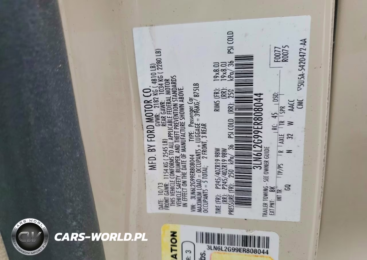 2014 Lincoln Mkz VIN:3LN6L2G99ER808044 - 12