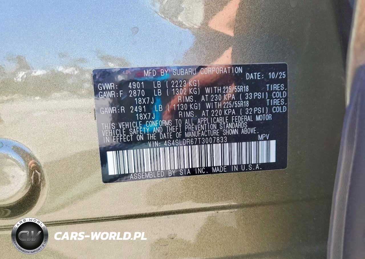 2026 Subaru Forester Limited VIN:4S4SLDR67T3007833 - 13