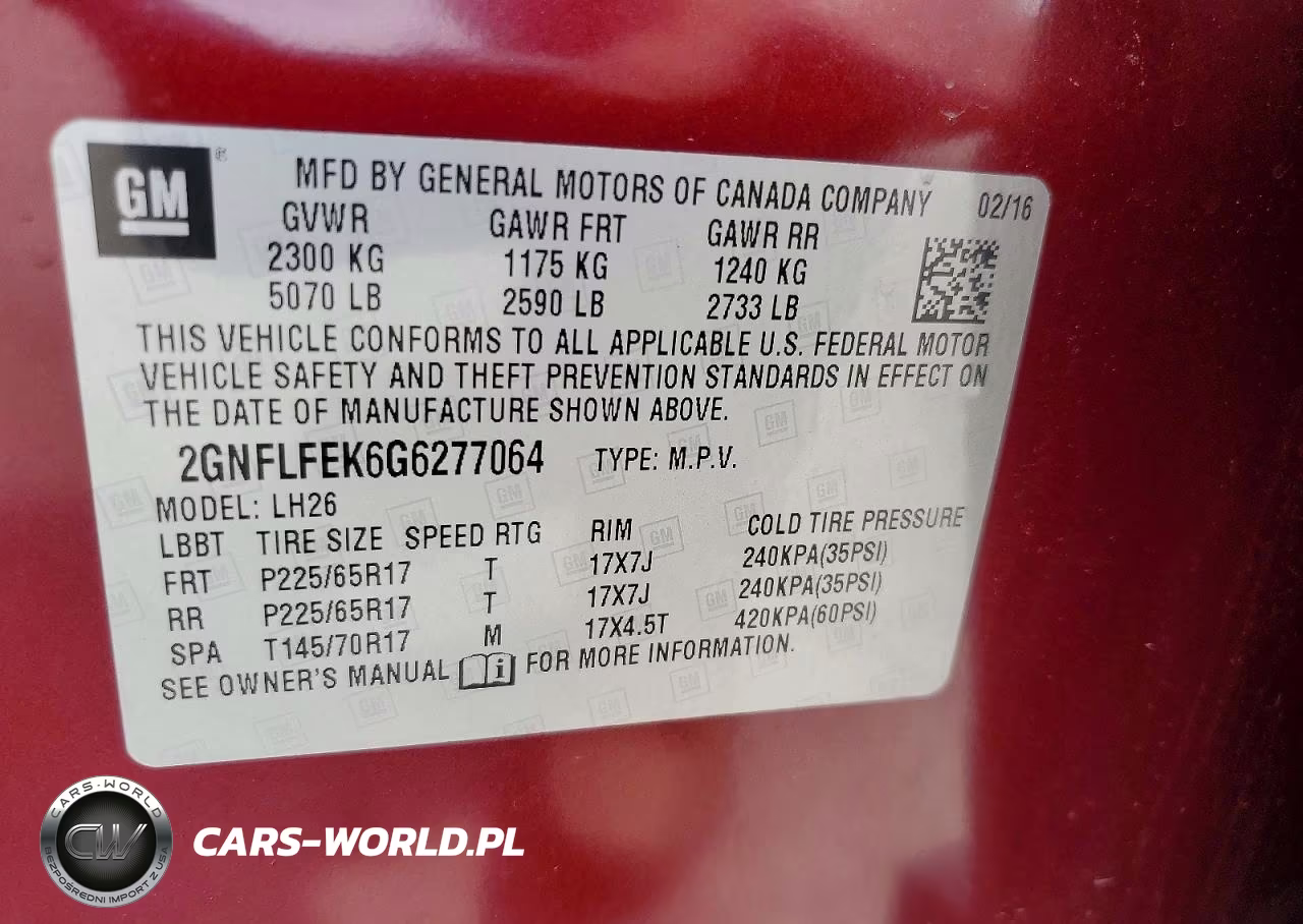 2016 Chevrolet Equinox Lt VIN:2GNFLFEK6G6277064 - 14