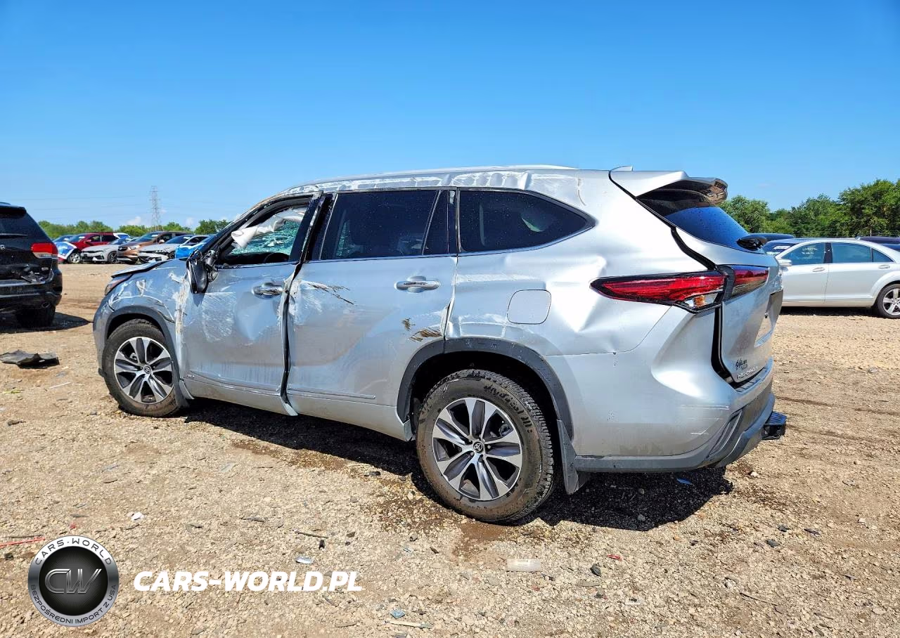2022 Toyota Highlander Hybrid Xle VIN:5TDHBRCH6NS557583 - 2