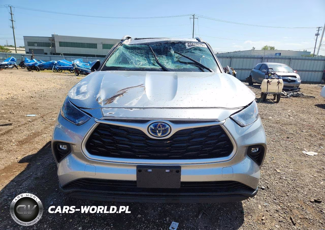 2022 Toyota Highlander Hybrid Xle VIN:5TDHBRCH6NS557583 - 5