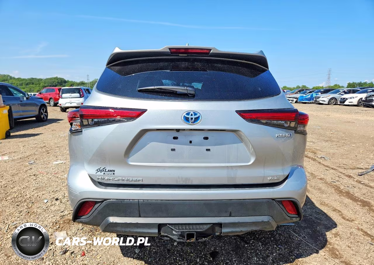 2022 Toyota Highlander Hybrid Xle VIN:5TDHBRCH6NS557583 - 6