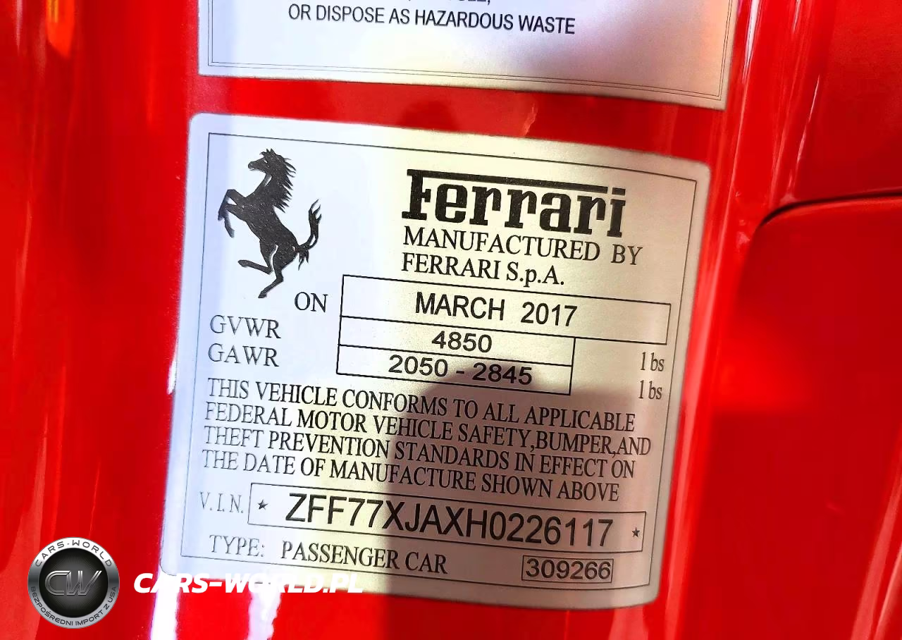 2017 Ferrari California T VIN:ZFF77XJAXH0226117 - 13