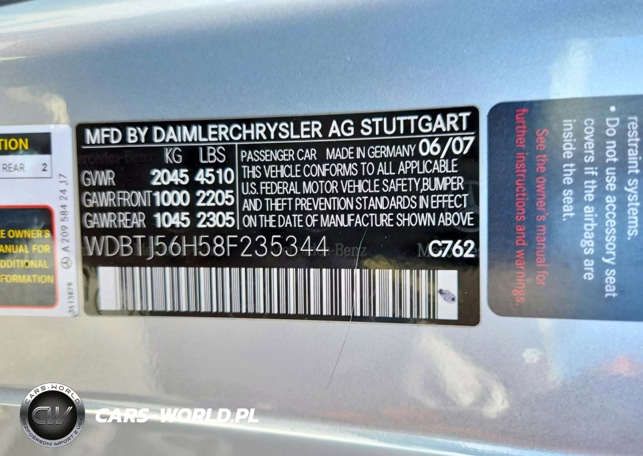 2008 Mercedes-Benz Clk 350 VIN:WDBTJ56H58F235344 - 12