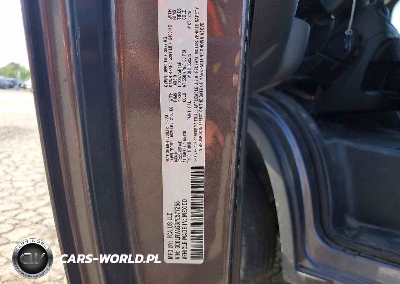2023 Ram Promaster 1500 Delivery Van VIN:3C6LRVAG3PE577268 - 14