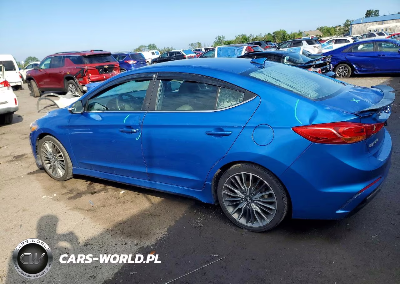2017 Hyundai Elantra Sport VIN:KMHD04LB8HU364088 - 2
