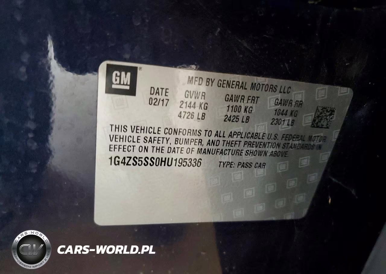 2017 Buick Lacrosse Premium VIN:1G4ZS5SS0HU195336 - 12