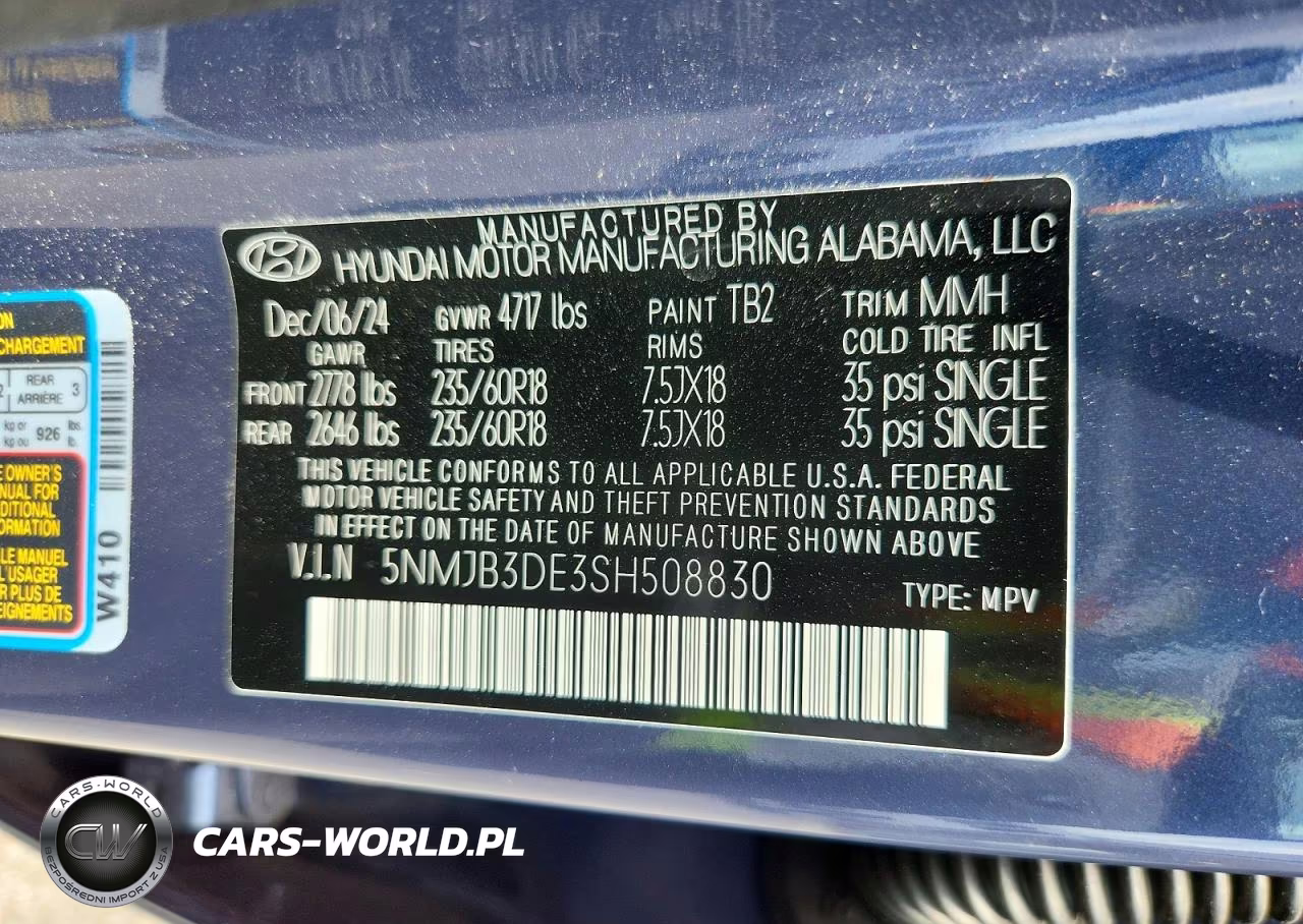 2025 Hyundai Tucson Sel VIN:5NMJB3DE3SH508830 - 13