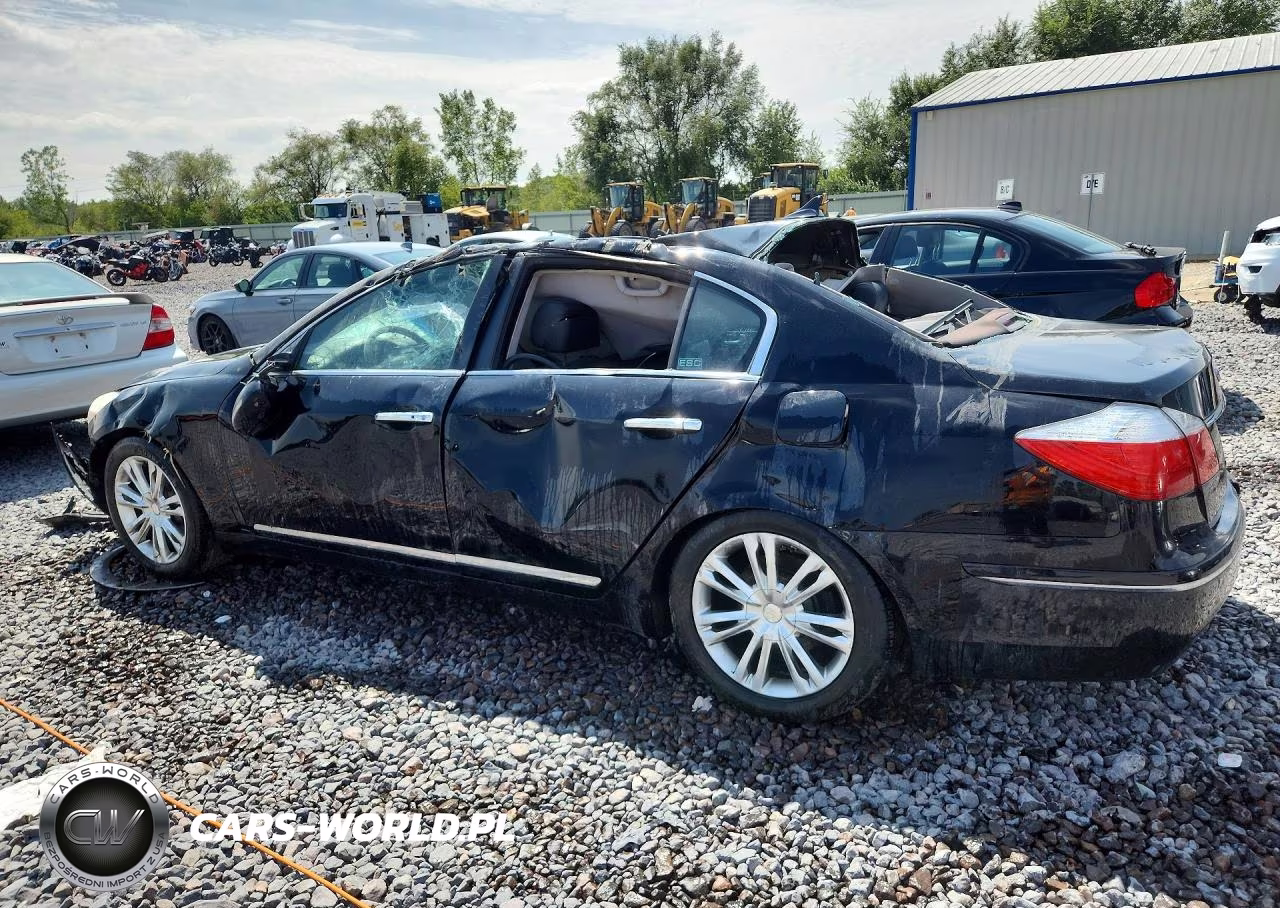2009 Hyundai Genesis 4.6L VIN:KMHGC46F89U044869 - 2