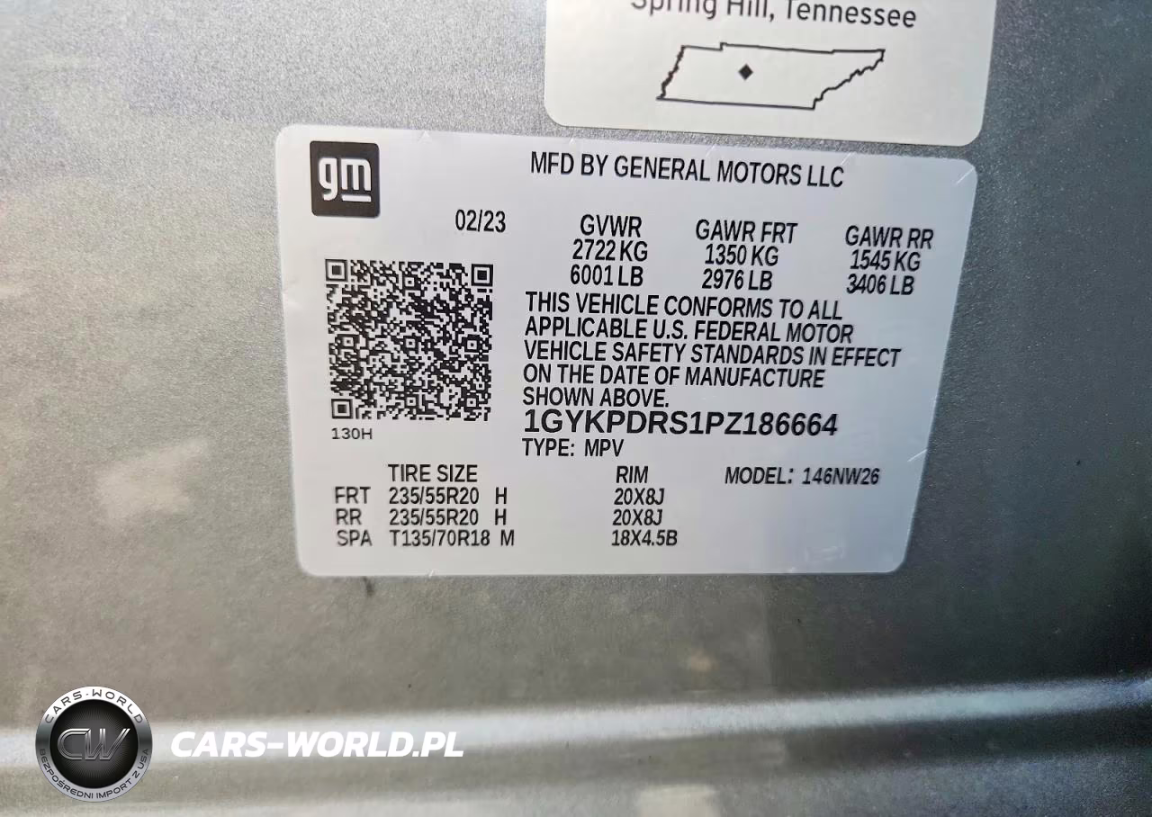2023 Cadillac Xt6 Premium Luxury VIN:1GYKPDRS1PZ186664 - 13