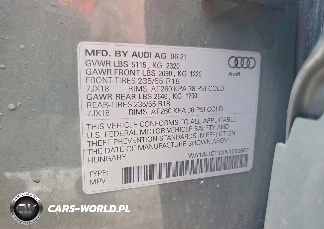 2022 Audi Q3 Premium 40 VIN:WA1AUCF3XN1002667 - 13