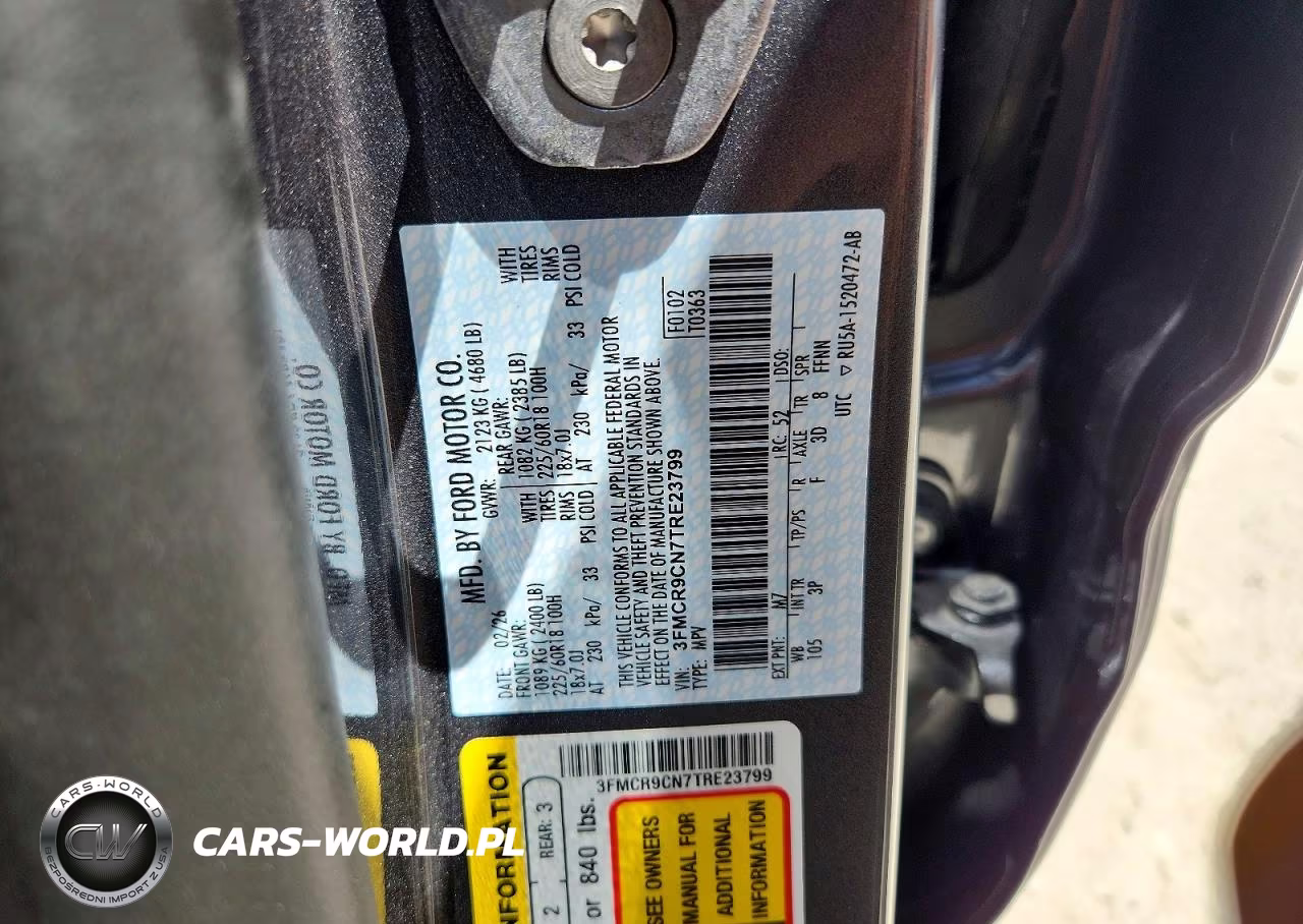 2026 Ford Bronco Sport Outer Banks VIN:3FMCR9CN7TRE23799 - 13